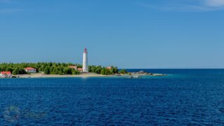Leuchtturm auf Cove Island im Huronsee - Ein Motiv aus dem Kalender "Manitoulin Island" von Michael Stollmann - fotoglut.de