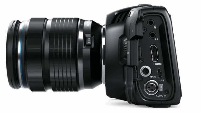 Blackmagic - Pocket Cinema Camera 4K - Anschlüsse - Credit Blackmagic Design Blackmagic - Pocket Cinema Camera 4K - Anschlüsse - Credit
