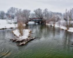 Winterbild der Gera Aue - Tech Specs: NIKON D810 - TAMRON SP 24-70mm F2.8 Di VC USD A007N - Brennweite / 35mm: 35 mm - 1/80 Sek. bei ƒ / 8,0 mit ISO 200 - <a href="">Michael Stollmann - fotoglut</a> Mystic Gera Aue - Michael Stollmann - fotoglut