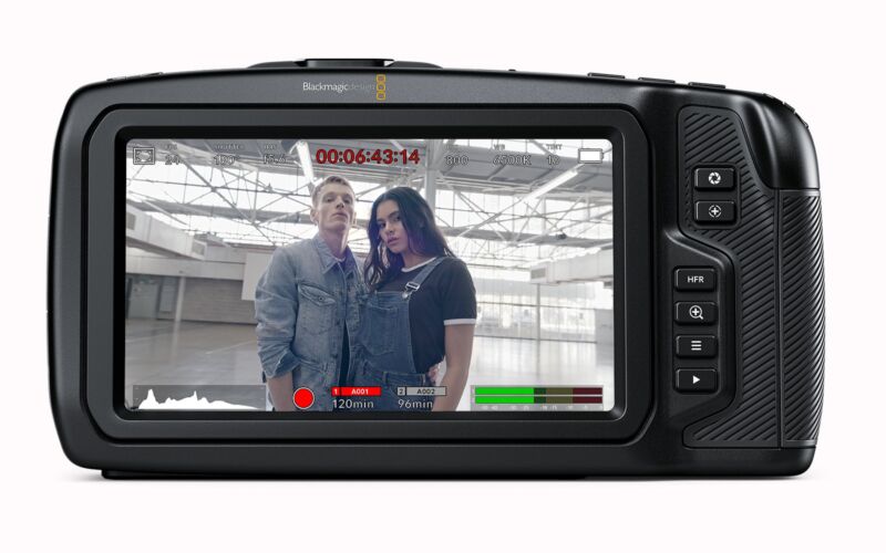 Blackmagic Pocket Cinema Camera 6K - back Blackmagic Pocket Cinema Camera 6K - back