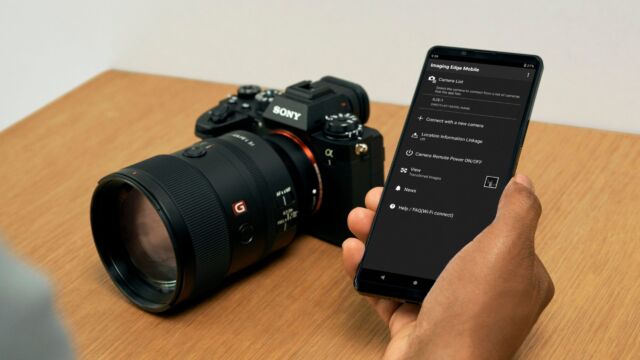 Sony Alpha 1 Workflow Wifi