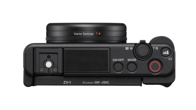 Sony ZV-1 von oben