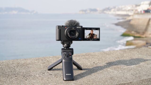 Sony ZV-1 - Selbstportrait mit VPT2BT