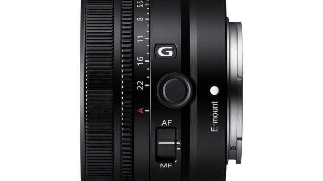 Sony FE 50 Millimeter F2.5 G - Seitenansicht