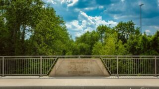 Wanderung " Europaplatz Anger " Erfurt von seiner schönsten Seite entdecken. - <a href="https://ms29.de">© Michael Stollmann</a> Brücke an der Radrennbahn - © Michael Stollmann