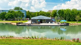 Wanderung " Europaplatz Anger " Erfurt von seiner schönsten Seite entdecken. - <a href="https://ms29.de">© Michael Stollmann</a> Cafe am See - © Michael Stollmann