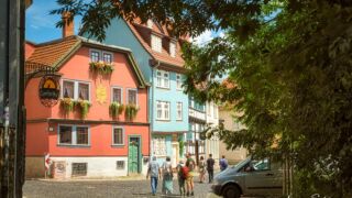 Wanderung " Europaplatz Anger " Erfurt von seiner schönsten Seite entdecken. - <a href="https://ms29.de">© Michael Stollmann</a> Comthurhof - © Michael Stollmann