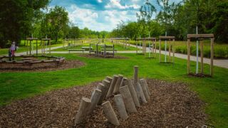 Wanderung " Europaplatz Anger " Erfurt von seiner schönsten Seite entdecken. - <a href="https://ms29.de">© Michael Stollmann</a> der Motorikpfad - © Michael Stollmann