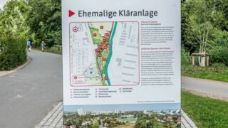Wanderung " Europaplatz Anger " Erfurt von seiner schönsten Seite entdecken. - <a href="https://ms29.de">© Michael Stollmann</a> ehem. Kläranlage " Infopoint - © Michael Stollmann