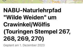 Nabu-Naturlehrpfad "Wilde Weiden" - Touringen Stempel 267, 268, 269, 270)) - <a href="https://ms29.de">© Michael Stollmann</a> Nabu-Naturlehrpfad "Wilde Weiden" - © Michael Stollmann