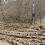 Touringen Stempel 365. Unter erschwerten Bedingungen kamen wir dann doch an, und siehe da, irgend ein A**** hat den Stempel geklaut. - <a href="https://wanderstruck.de">© Michael Stollmann</a> Fahner Höhen Runde 01 - 23km - © Michael Stollmann