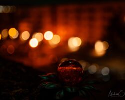 Freihand Nachtaufnahme aus Erfurt. - <a href="https://ms29.de">© Michael Stollmann</a> Lichter der Stadt 1 - © Michael Stollmann