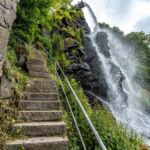 Rundwanderung Trusetal - Bairoda - 13 KM - 2 Touringenstempel - abwechslungsreiche Natur - <a href="https://wanderstruck.de">© Michael Stollmann</a> die Treppe am Trusetaler Wasserfall - © Michael Stollmann